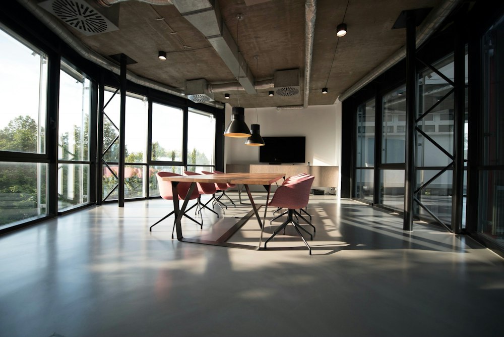 An empty office before getting a doctor’s note online