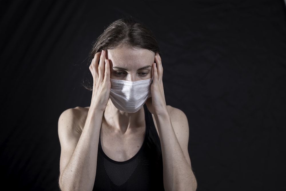 A sick woman before getting a doctor’s note online