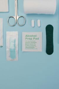 Disinfectant and medical tools used for wound cleaning and care