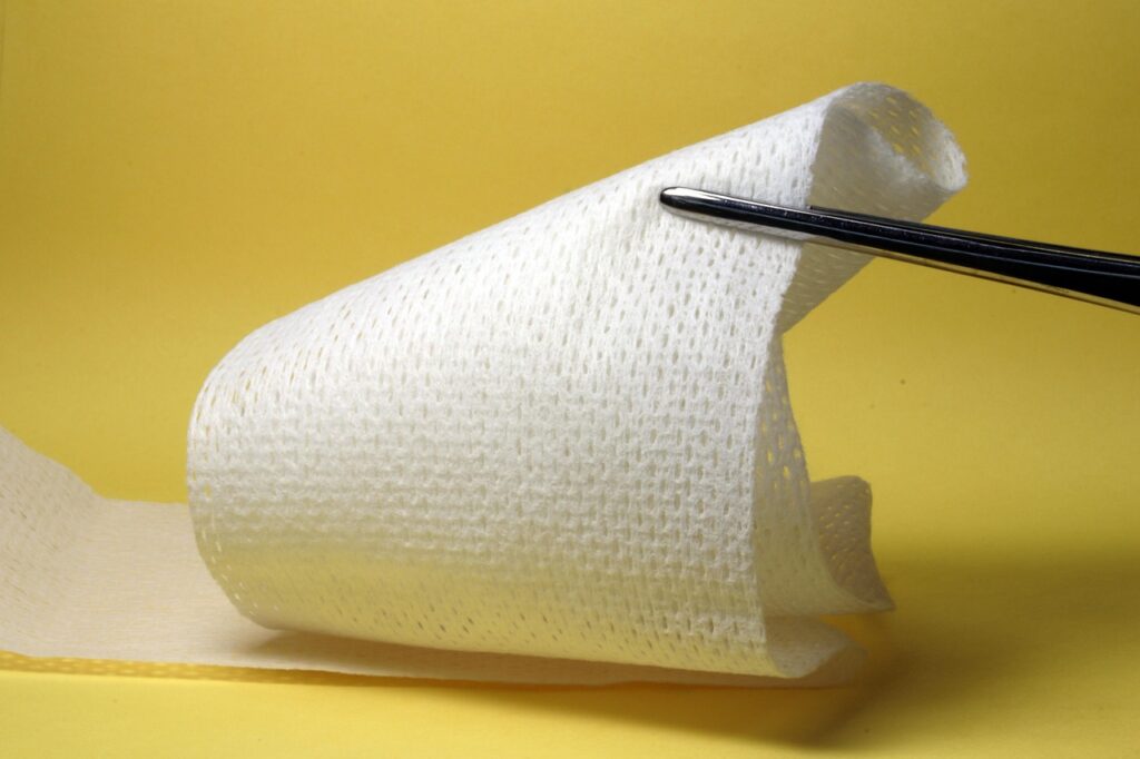 Medical gauze and wound care supplies