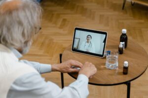 doctor doing online consultation