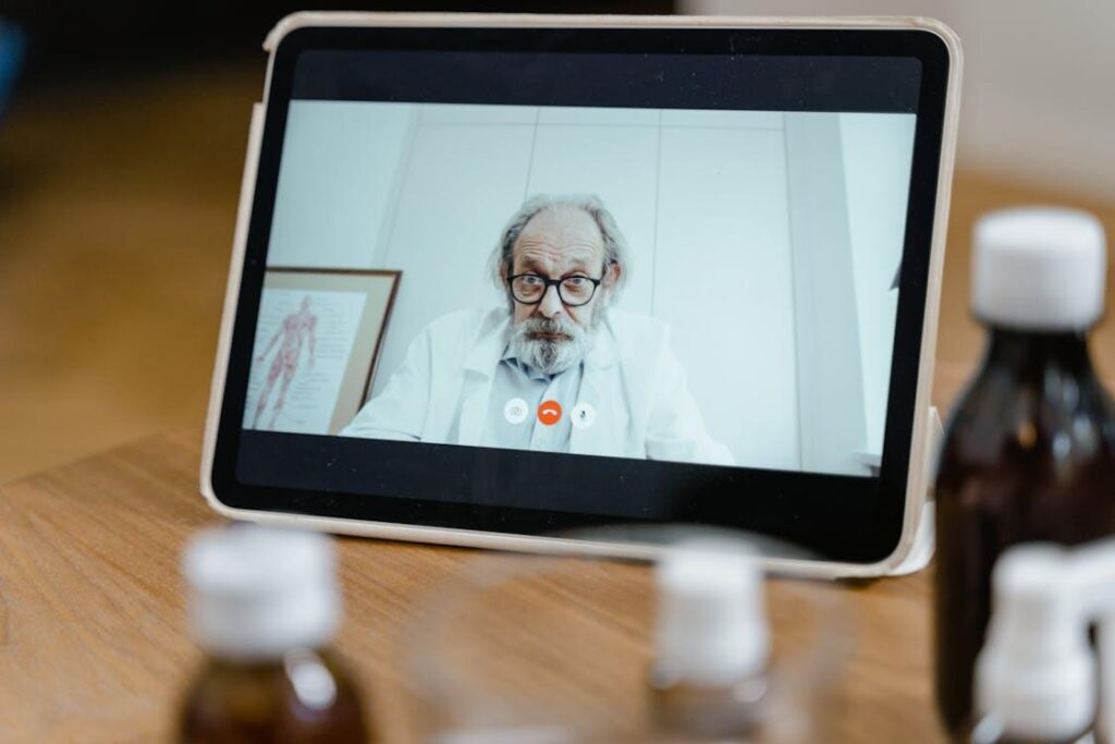 Online consultation with a physician for a doctor’s note for work