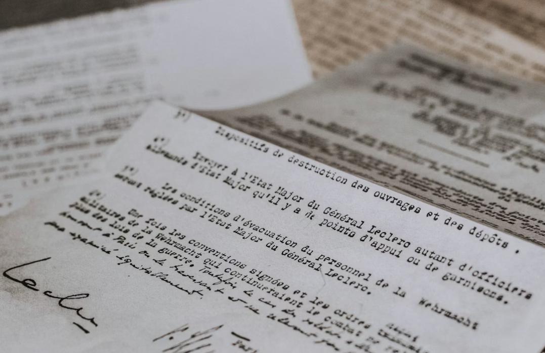 This image shows copies of personal records.